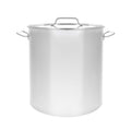 60QT Polished Stainless Steel Stock Pot with Lid A4734