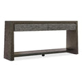 Modern Wood Console Table with 2 Drawers and Fixed Shelf Q6051