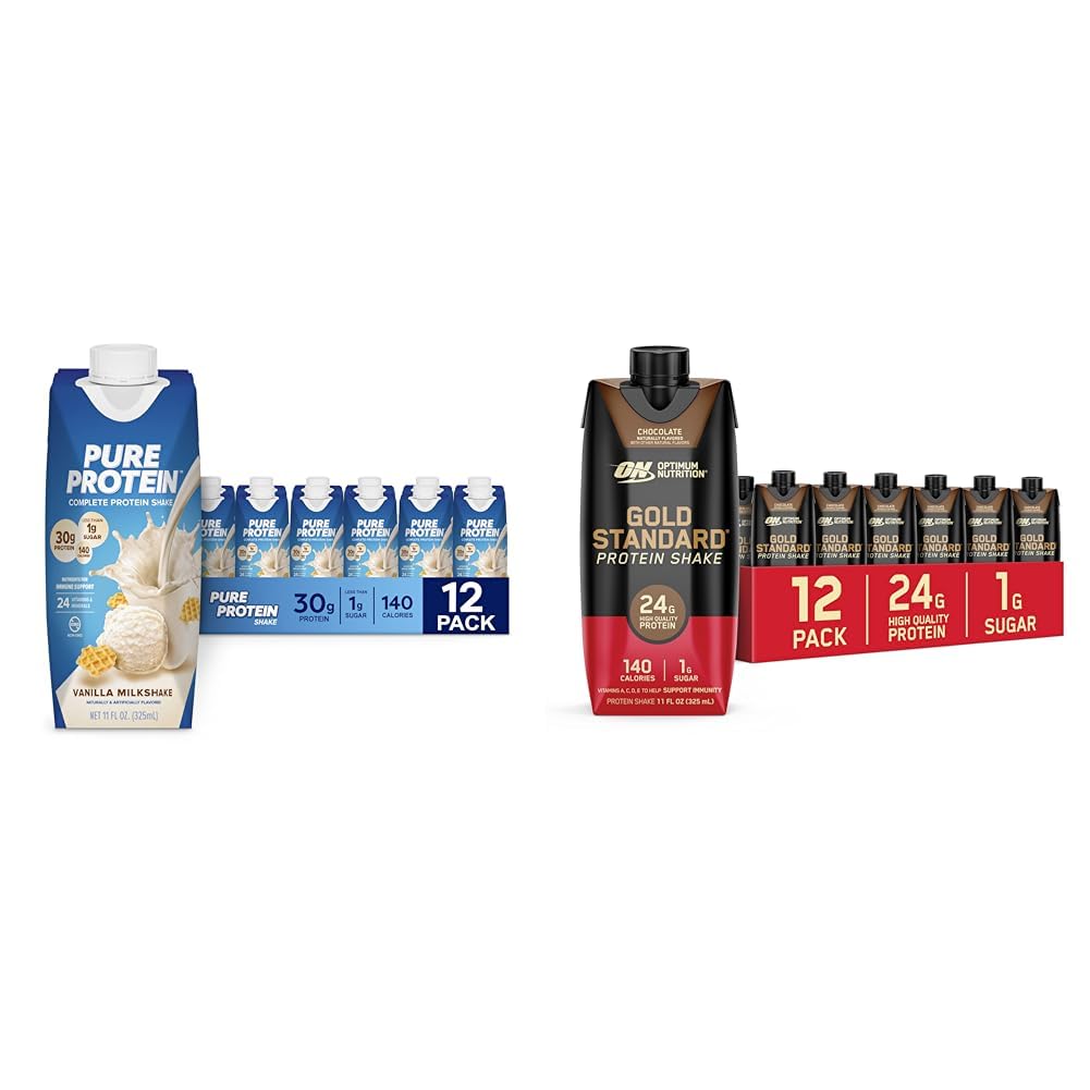 Vanilla Protein Shake, 30g Protein, Vitamins A, C, D, E, Zinc X313