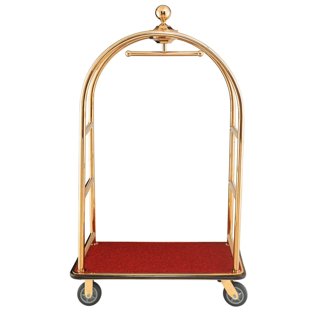 Gold Stainless Steel Bellman Cart F8545