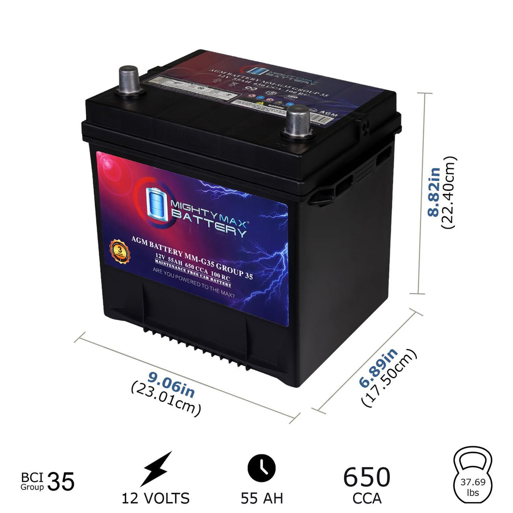 12V 55Ah AGM Replacement Battery W902