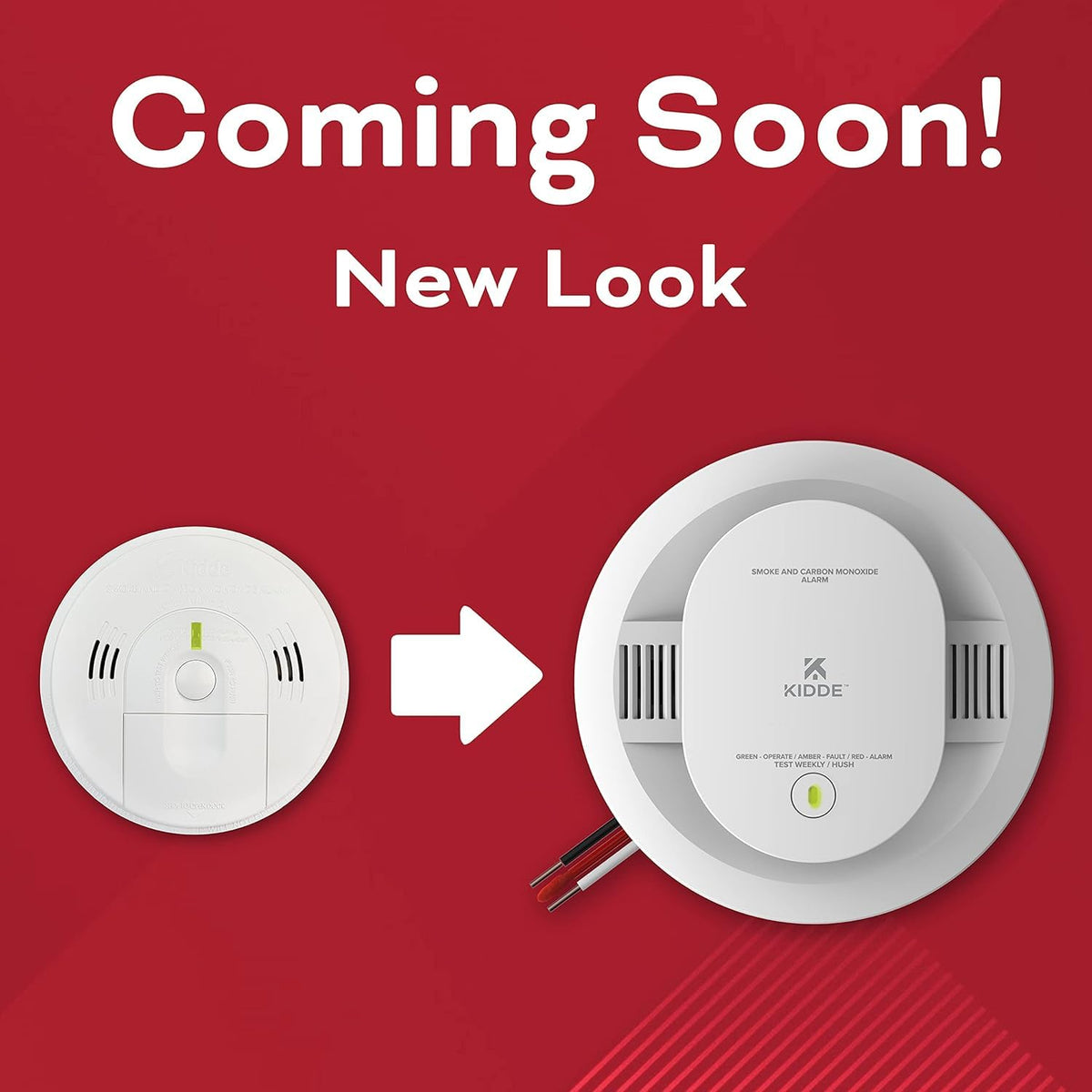 Hardwired Smoke & Carbon Monoxide Detector with Battery Backup, Pack of 2 Z3275