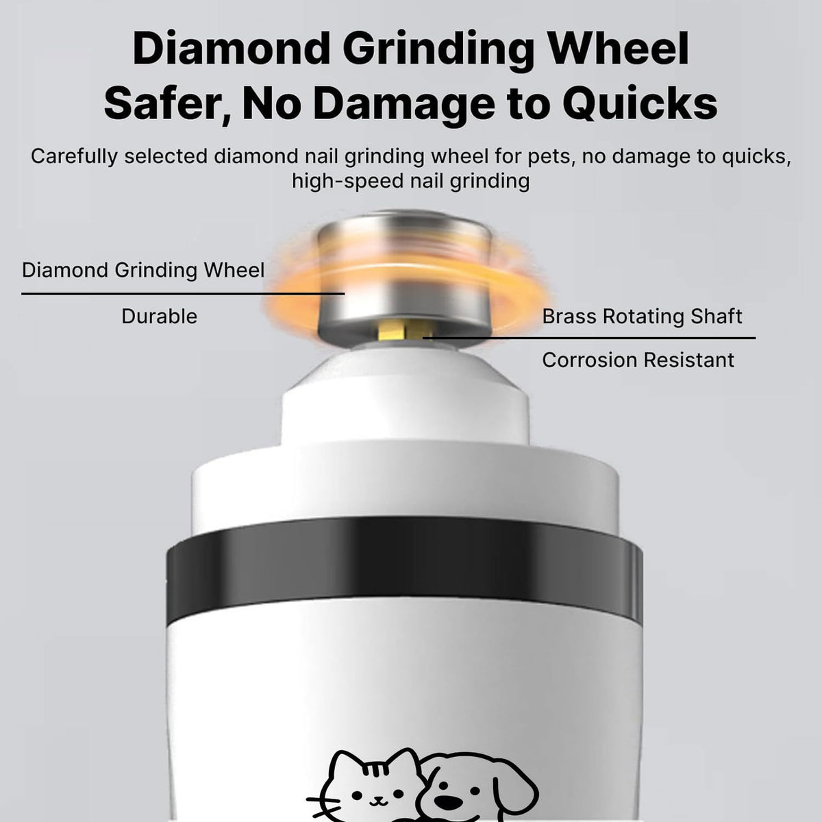 Dog Nail Scratch Board with Hand Strap + Dog Nail Grinder Z76802