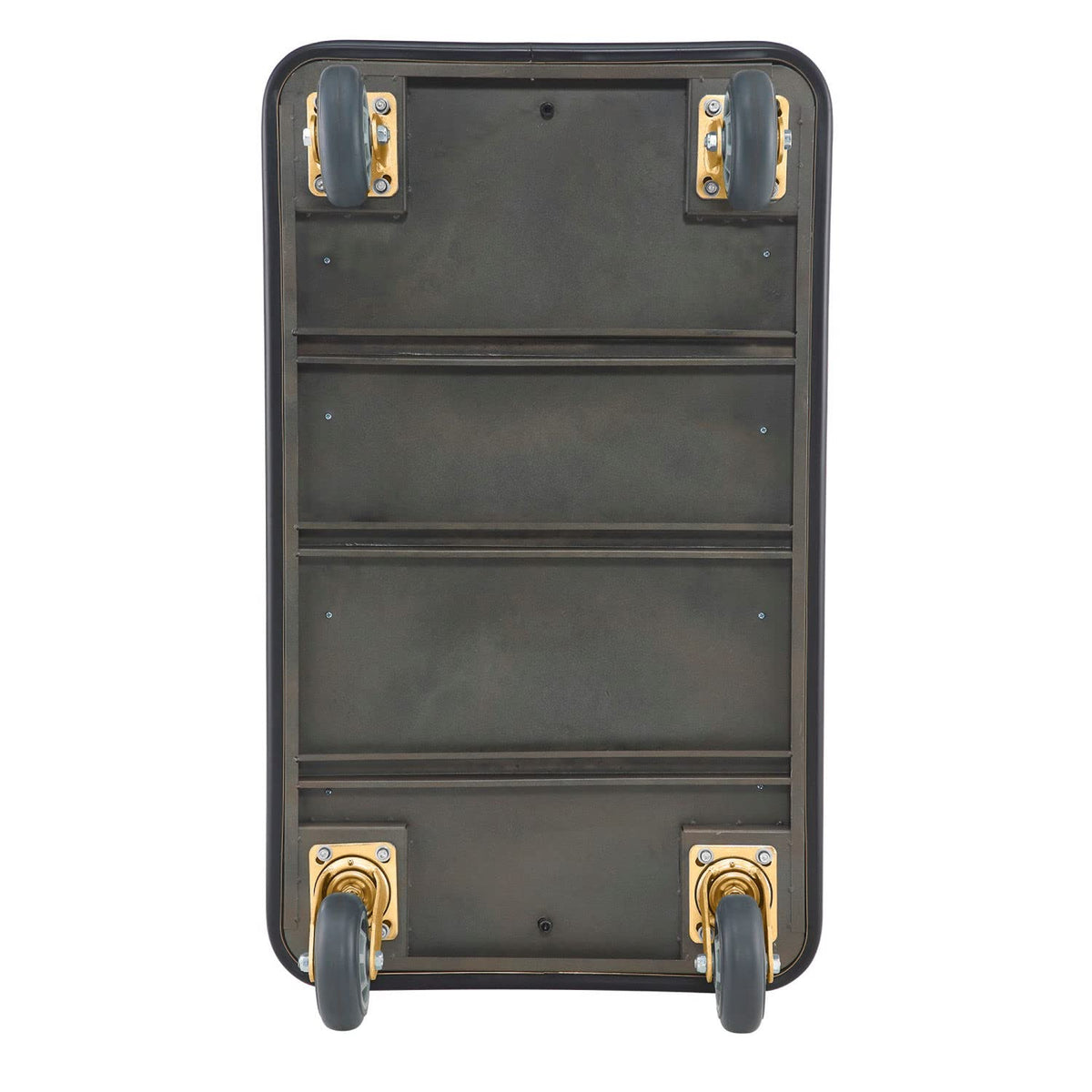 Gold Stainless Steel Bellman Cart F8545