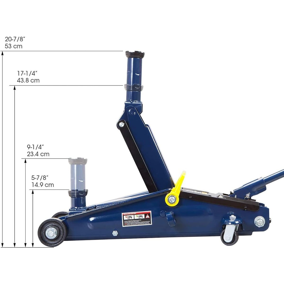 3 Ton Floor Jack & 6 Ton Jack Stands T99979