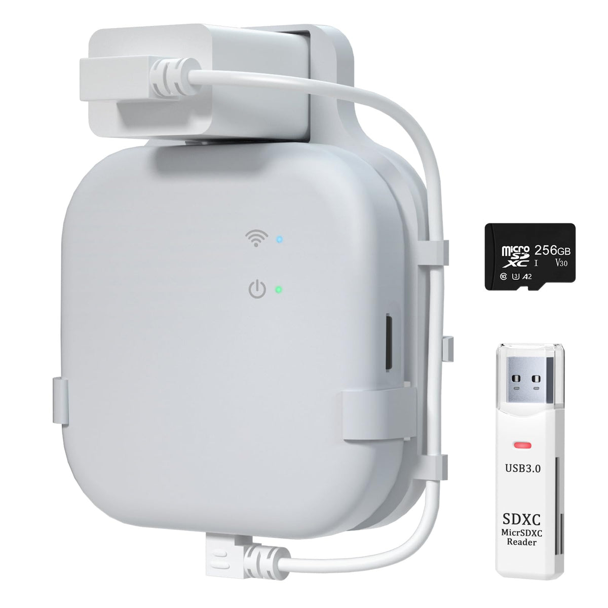256GB Micro SD Card & Outlet Wall Mount T336