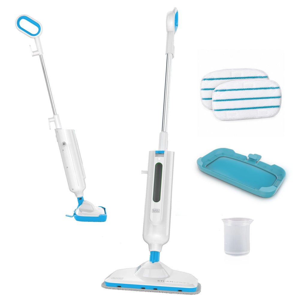 1300W Steam Mop with Carpet Glider and 2 Microfiber Pads K6651