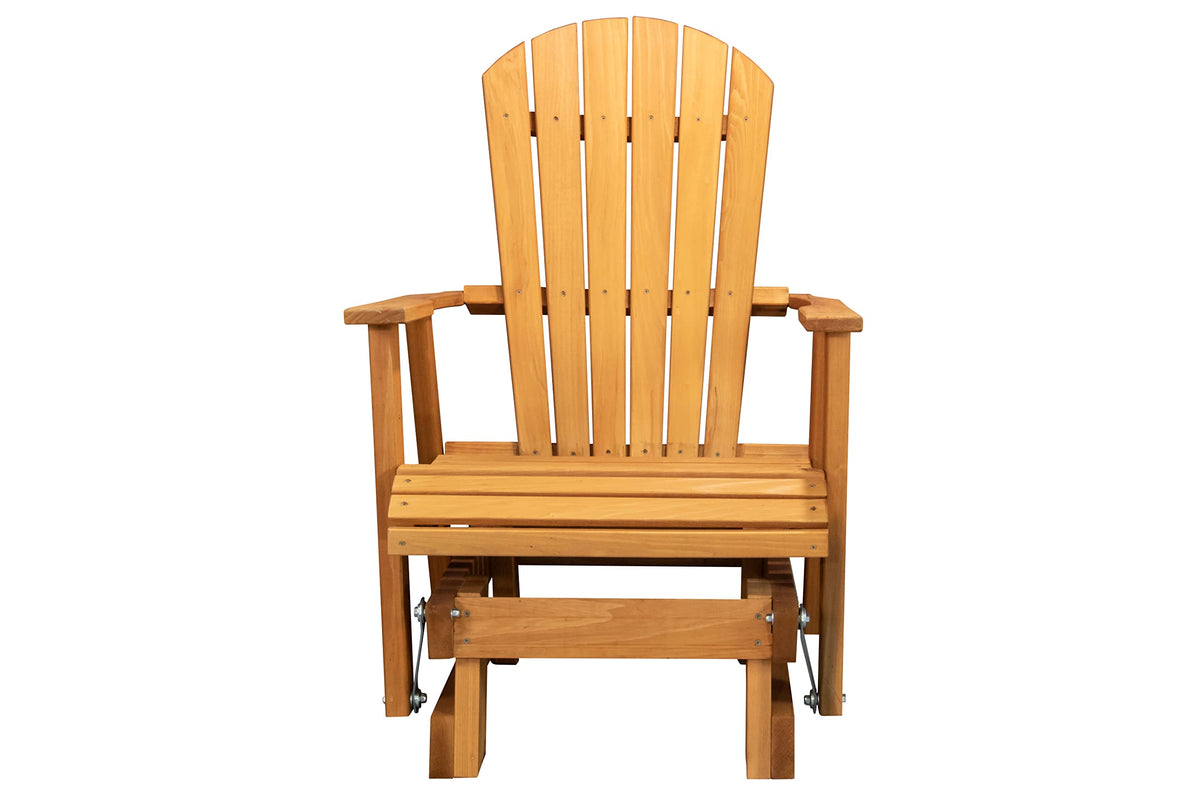 Cedar Fanback Adirondack-Style Glider C962