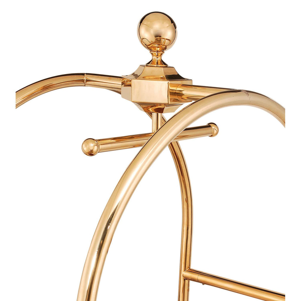 Gold Stainless Steel Bellman Cart F8545