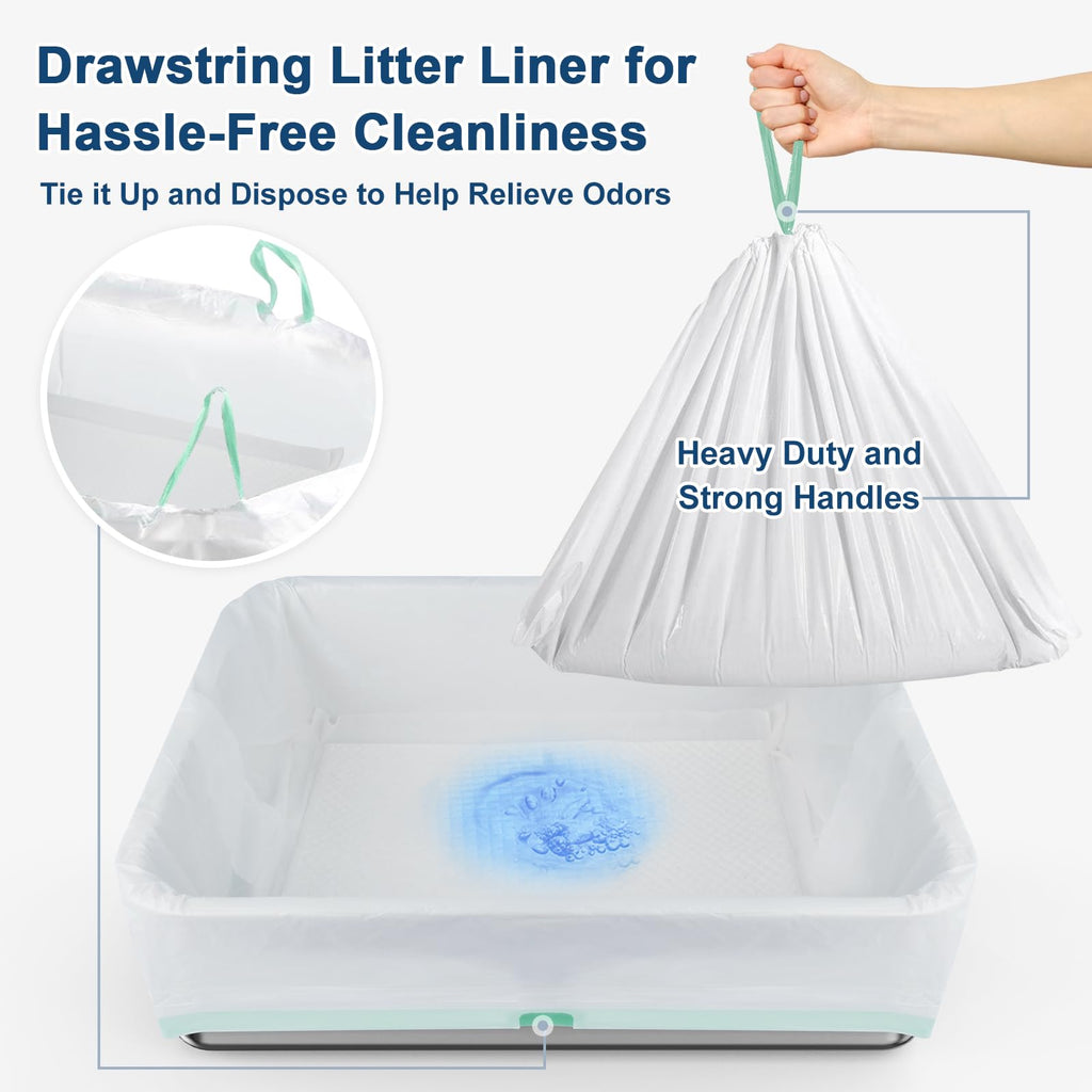 L Stainless Steel Sifting Litter Box M4931