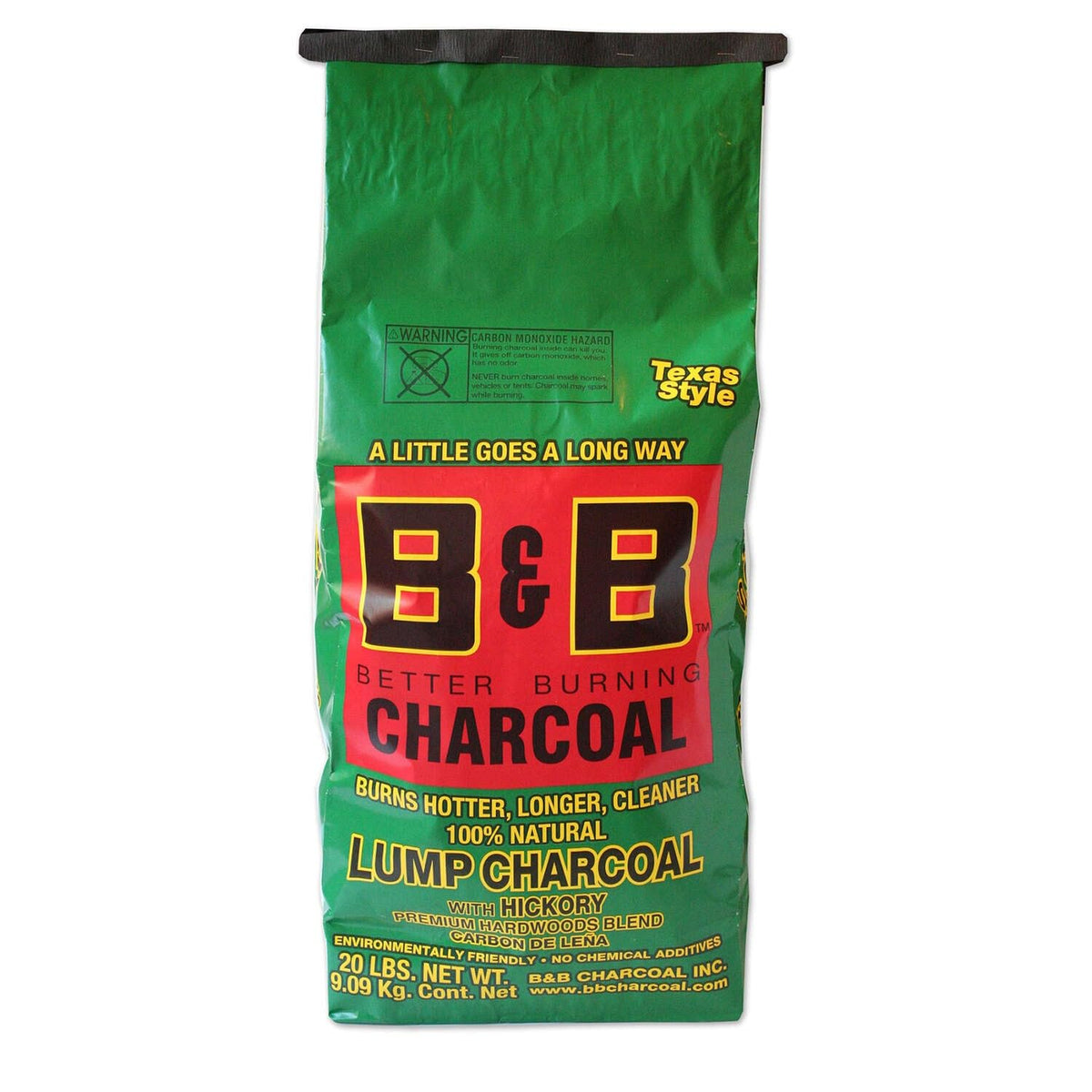 All Natural Hickory Hardwood Lump Charcoal 20 lb X743198