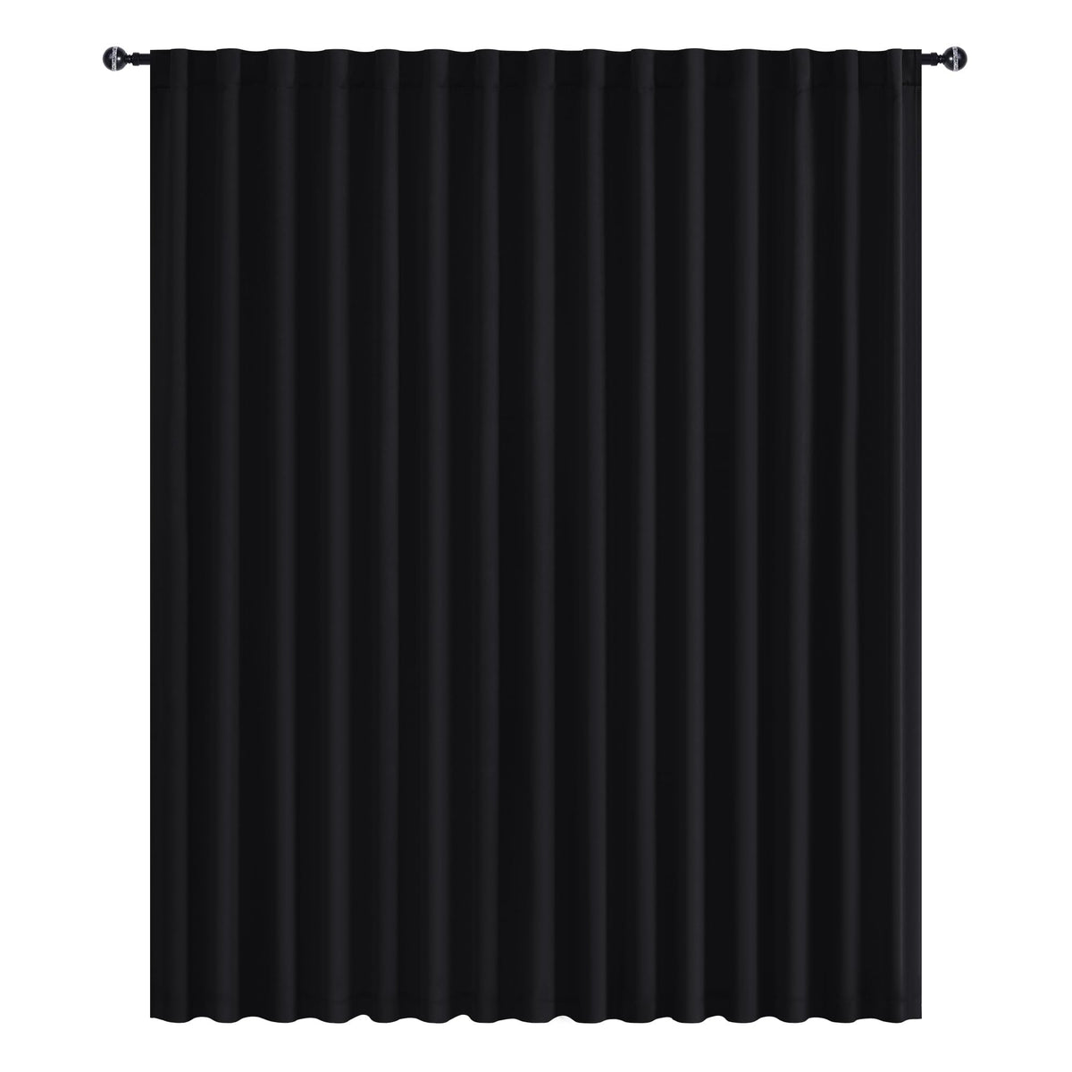Blackout Room Divider Curtain 120 x 96 Inches Black S266303