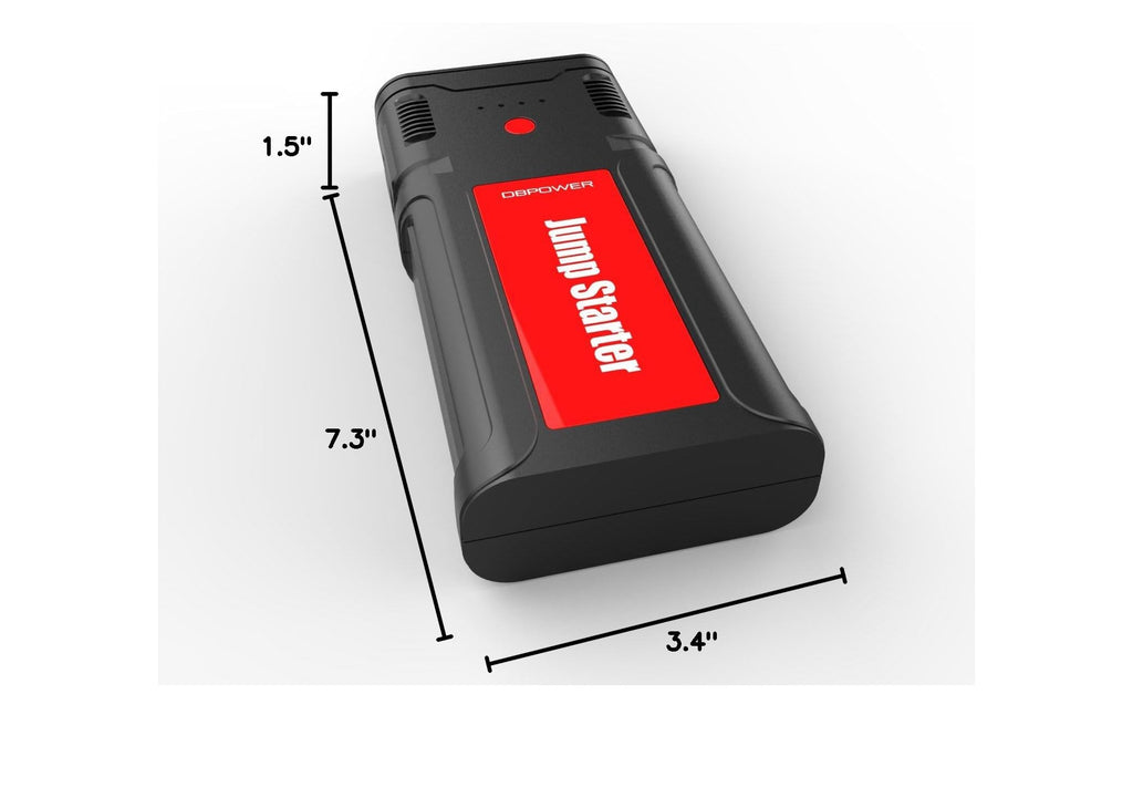 Portable 12V Car Jump Starter with Smart Clamp Cables J2354