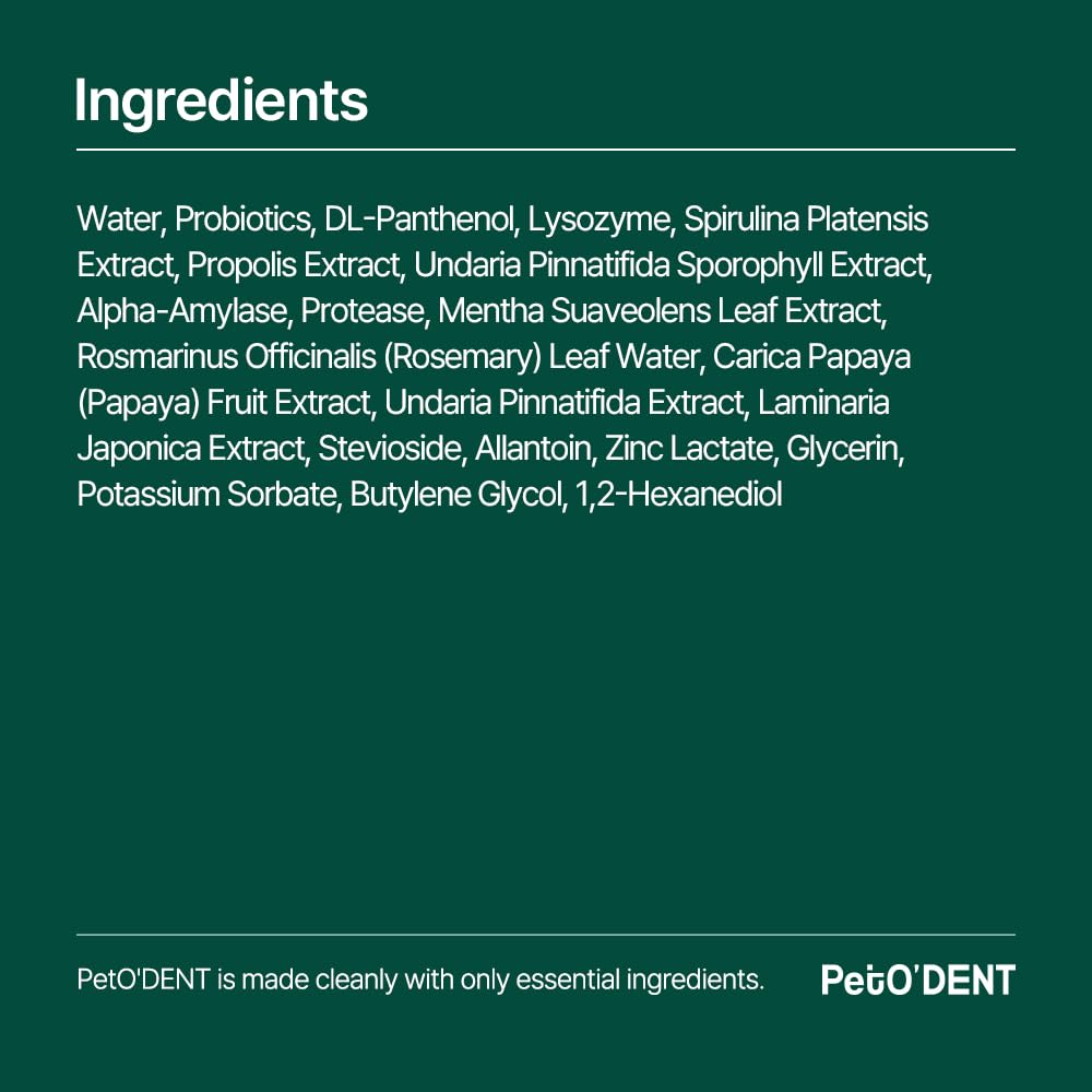 Enzymatic Dental Spray for Dogs and Cats 4.05 fl.oz P545