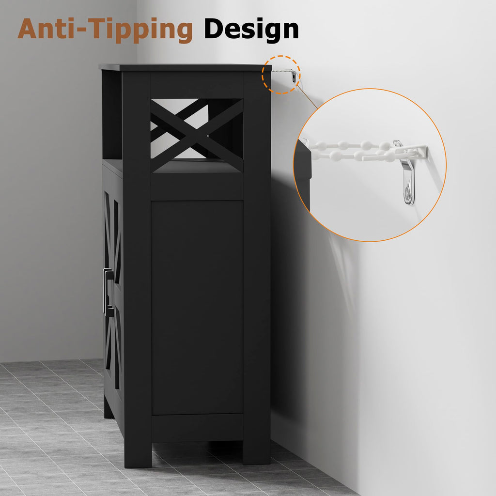 Bathroom Storage Cabinet with Doors L65622