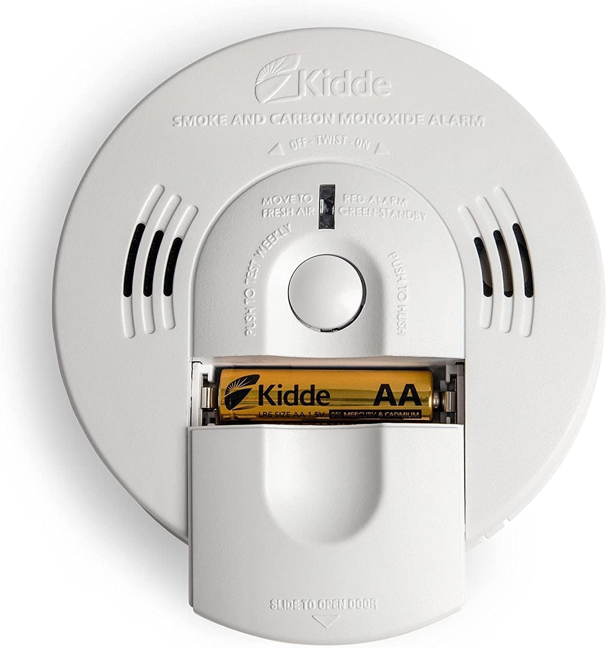 Hardwired Smoke & Carbon Monoxide Detector with Battery Backup, Pack of 2 Z3275