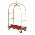 Gold Stainless Steel Bellman Cart F8545
