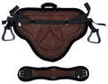 Padded Suede Leather Bareback Pad with Girth & Stirrups Y751