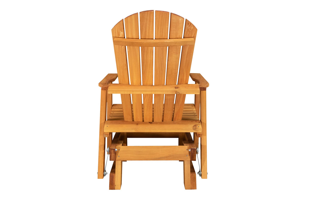 Cedar Fanback Adirondack-Style Glider C962