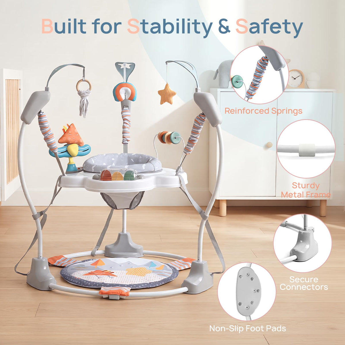 Baby Activity Center with Music, 3 Heights G600476