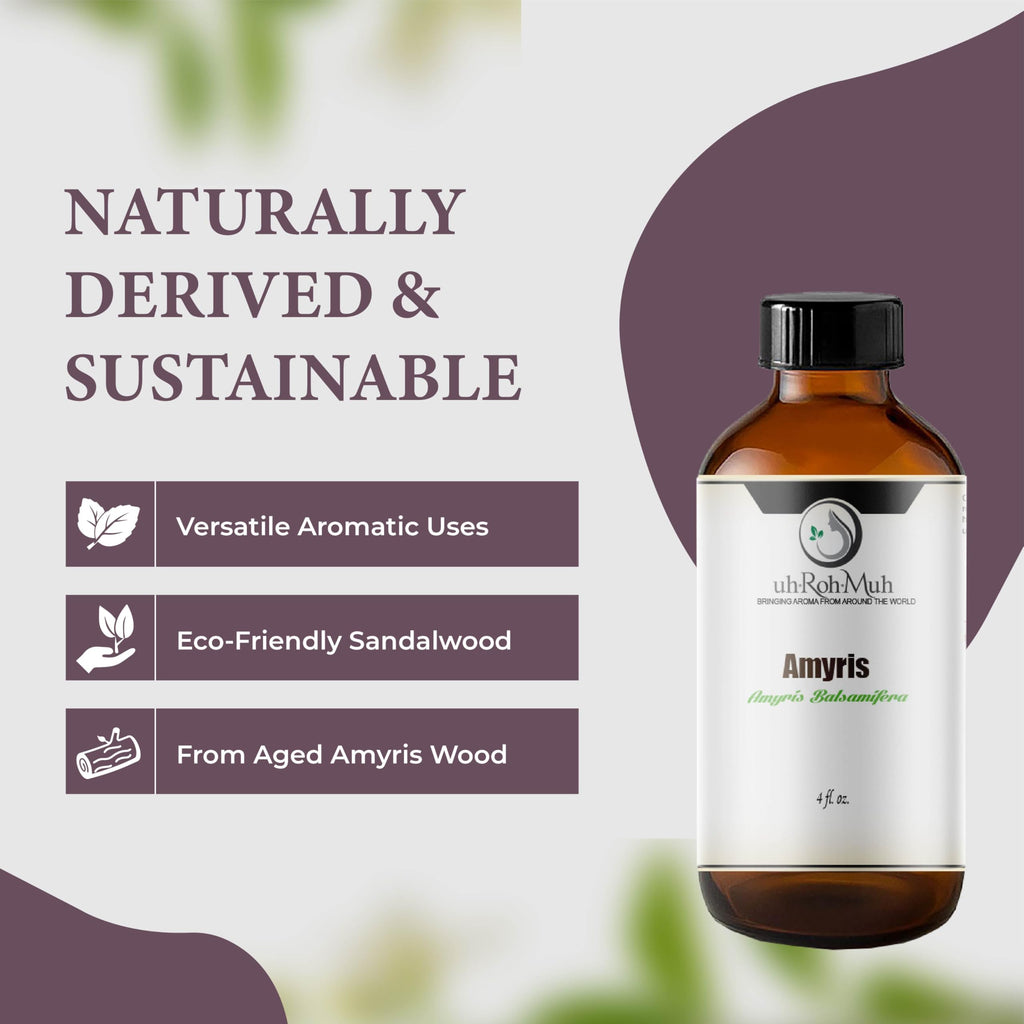 100% Natural Steam-Distilled Amyris Balsamifera Essential Oil 4 fl oz L211