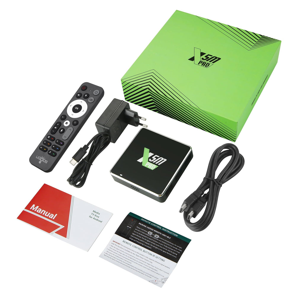 Android 14.0 TV Box 4GB RAM 32GB ROM Dual WiFi Ethernet 4K HDR X55489