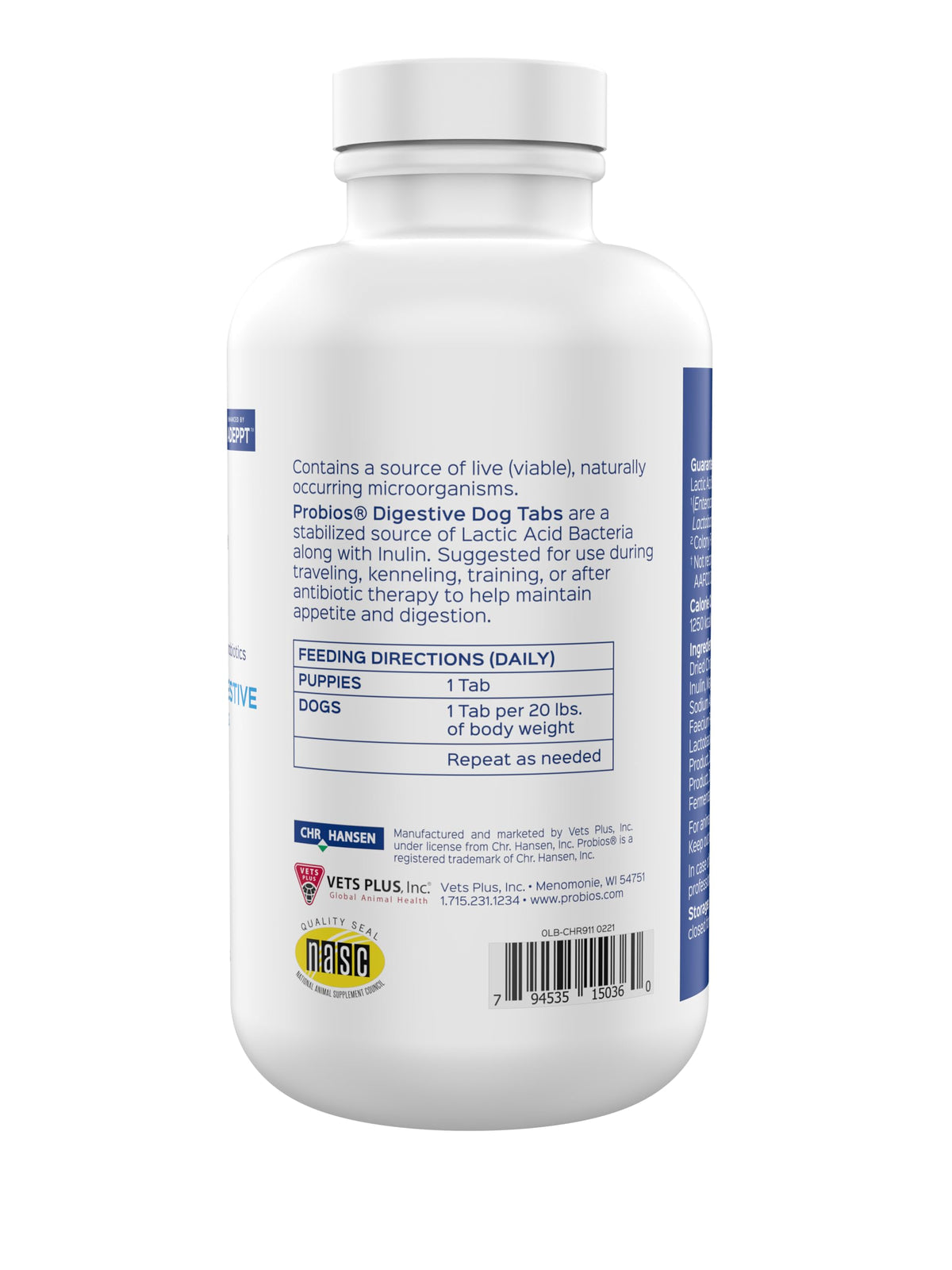 Probios Digestive Dog Tablet U1375