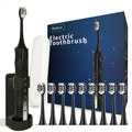 Sonic Electric Toothbrush with 10 Brush Heads & Travel Case, Black T195