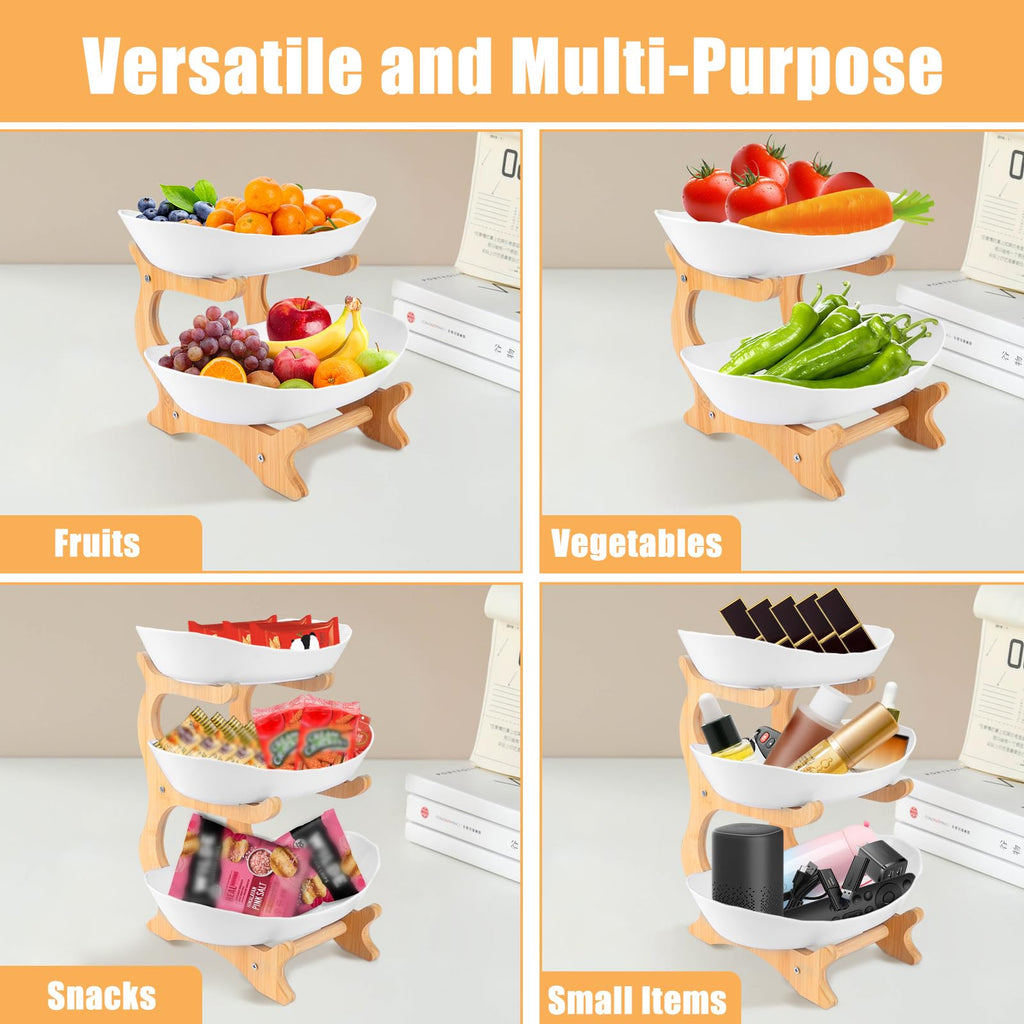 3-Tier Plastic Fruit Bowl L577