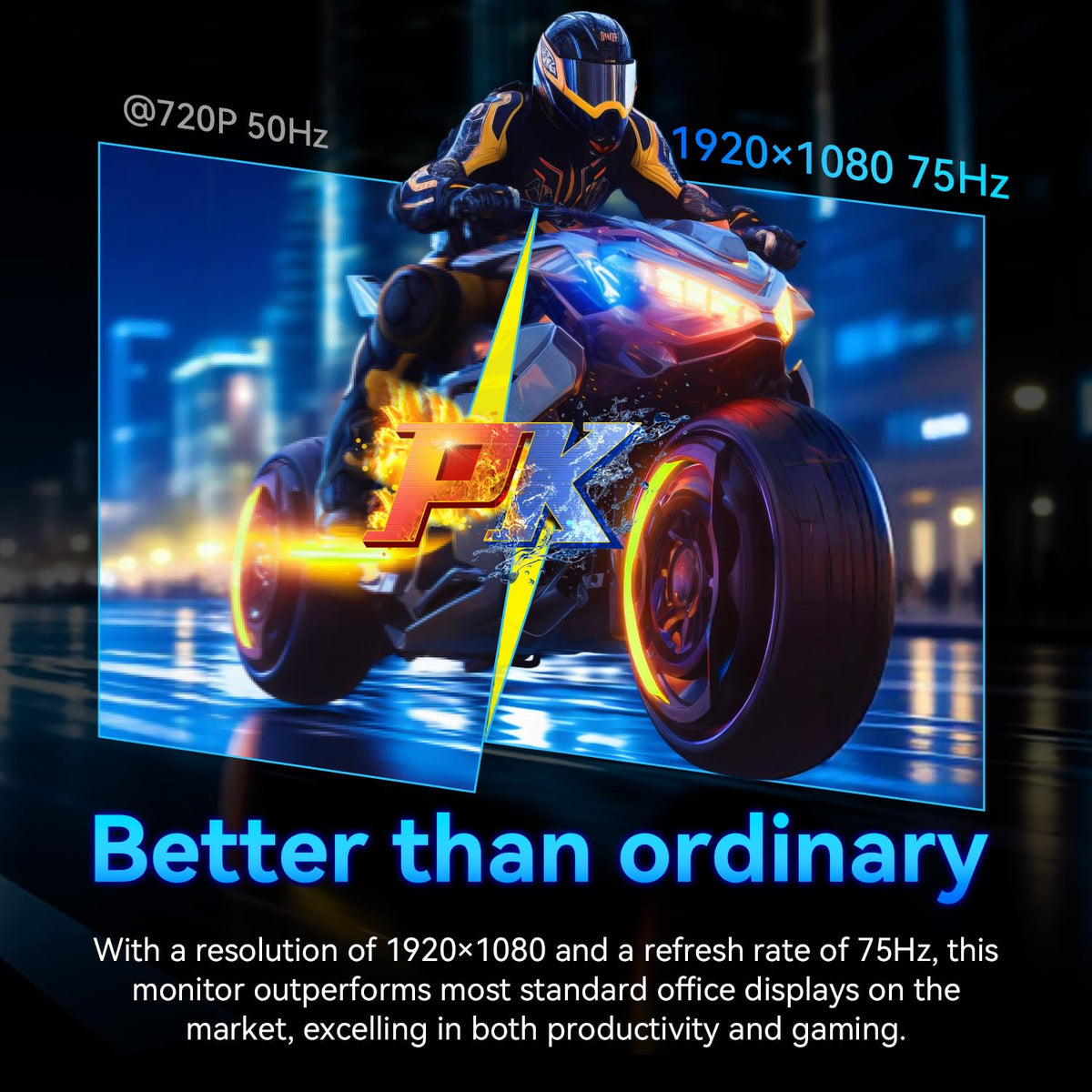 22 Inch FHD 1080p IPS 75Hz Gaming Monitor C144