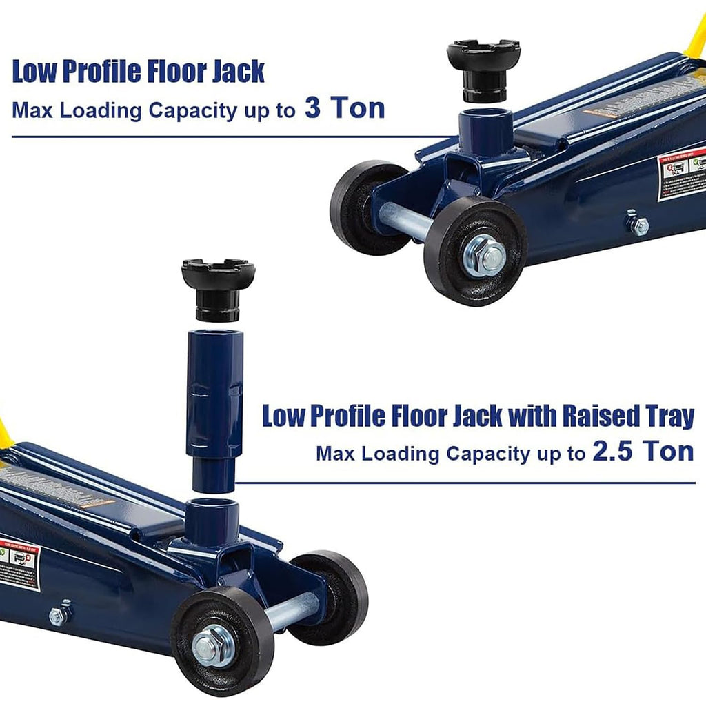 3 Ton Floor Jack & 6 Ton Jack Stands T99979
