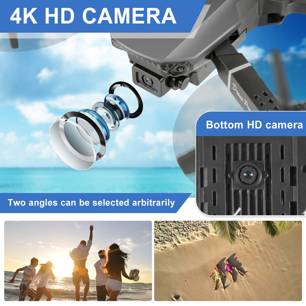 Foldable RC Quadcopter with 4K Dual Cameras Z177213