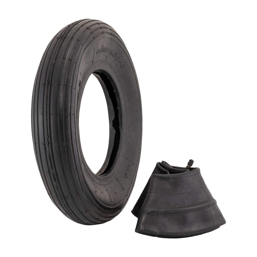 4.80/4.00-8" Ribbed Tread Pneumatic Tire and Inner Tube Set K17735