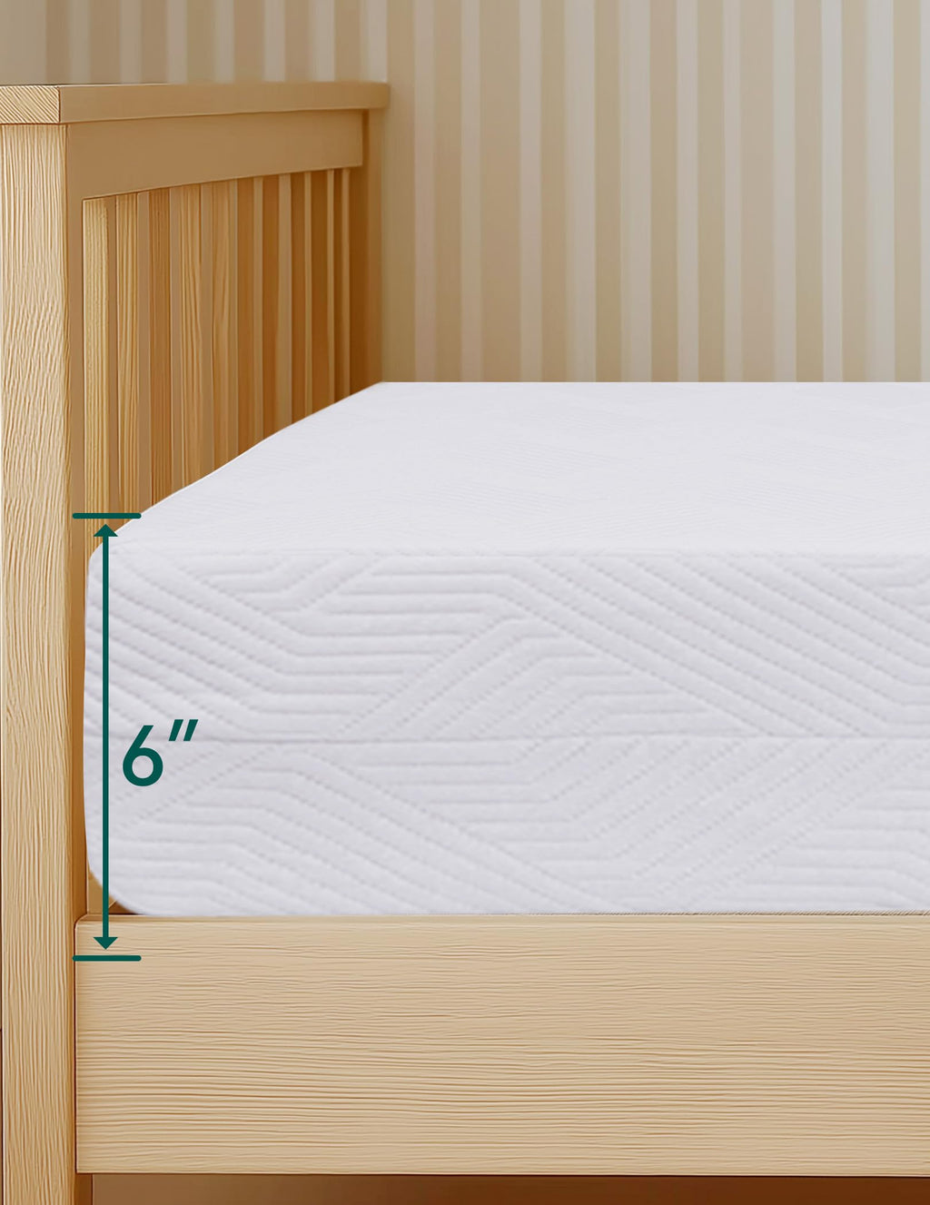 Ergonomic Memory Foam Crib Mattress V18023