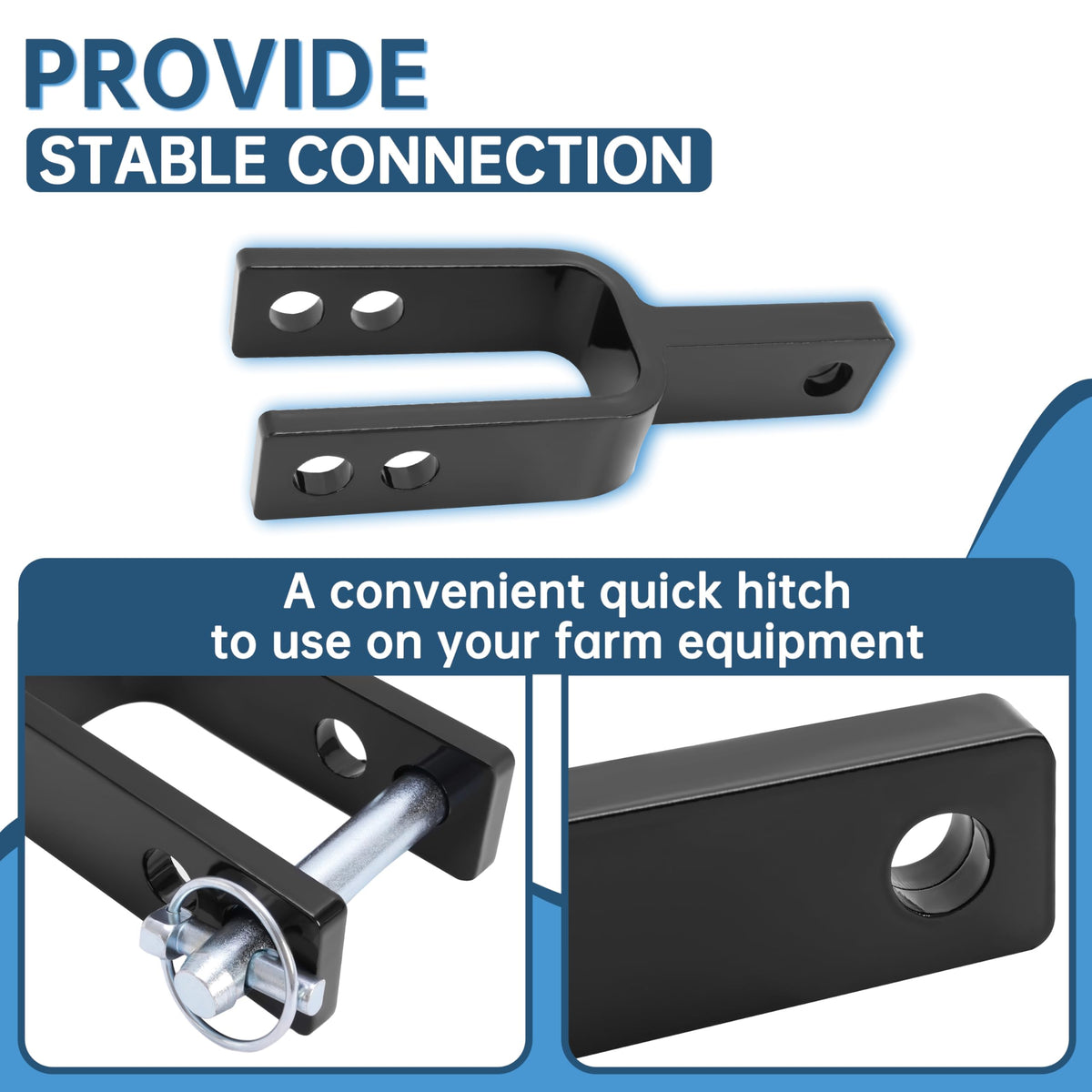 Quick Hitch Adapter for Category 1 3-Point W833