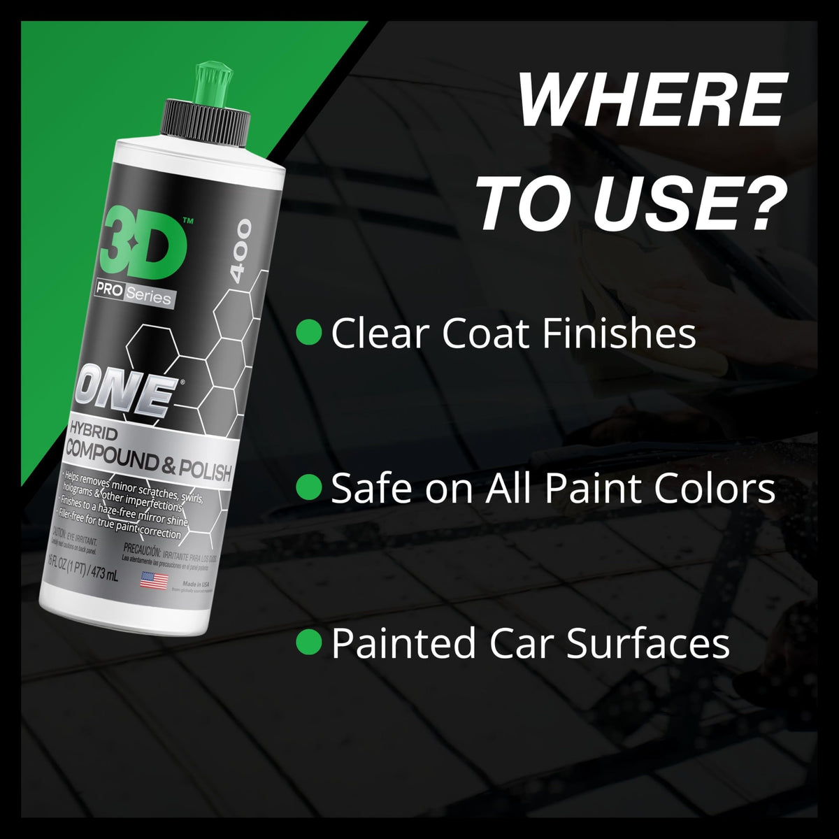 Car Scratch & Swirl Remover Rubbing Compound & Polish 32oz A260700