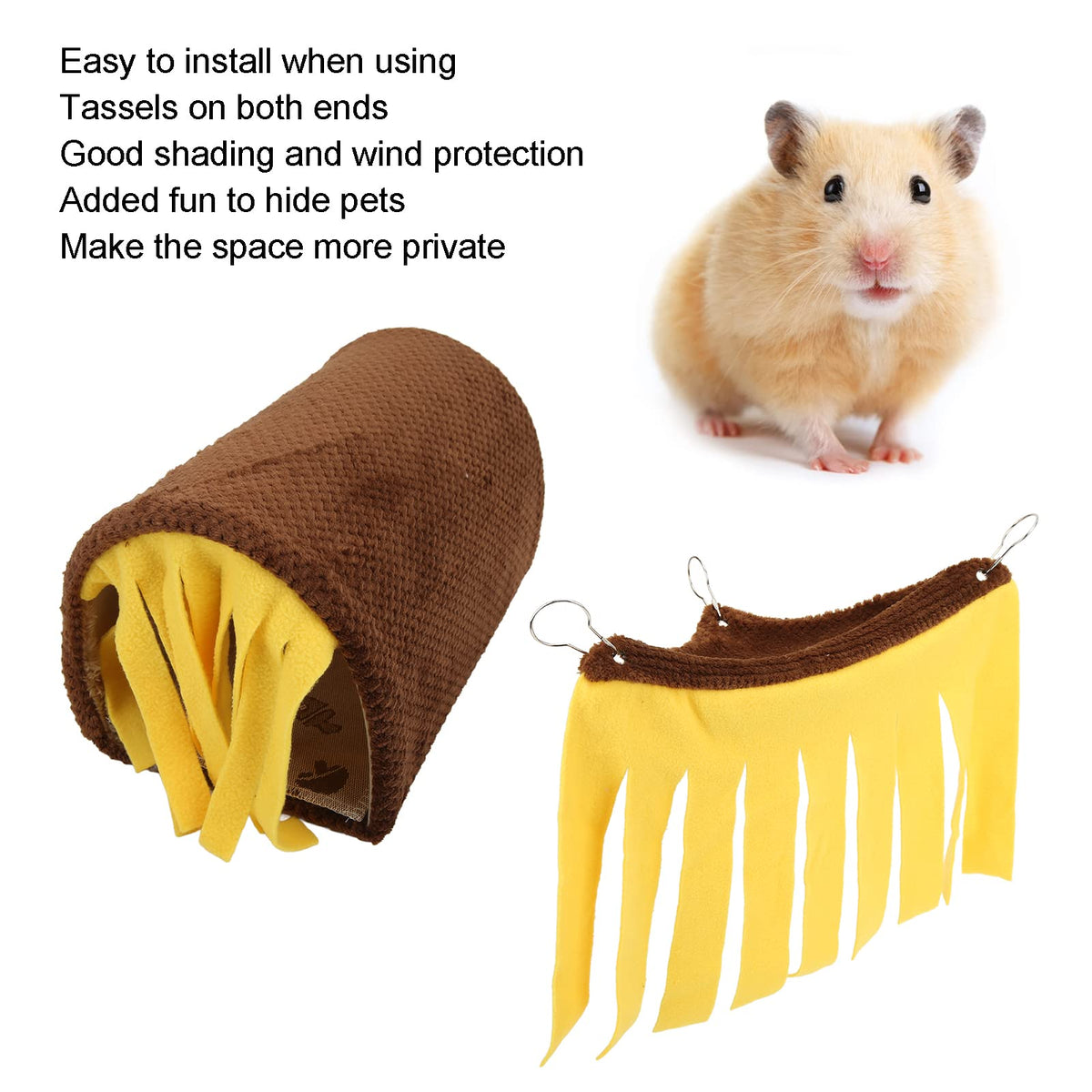 Small Animal Tunnel Hideout with Hammock B44846