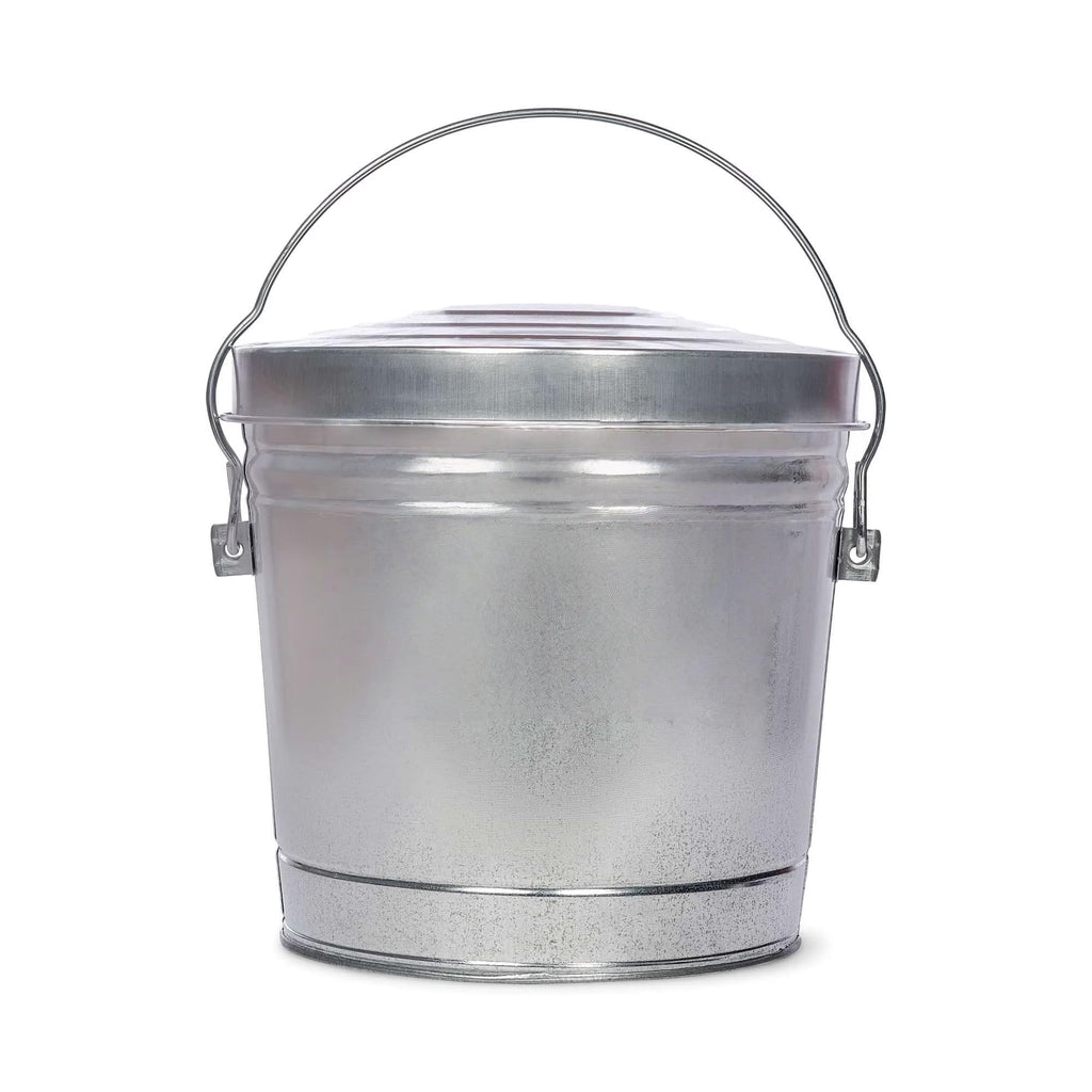 6 Gallon Galvanized Steel Storage Can with Locking Lid Y894