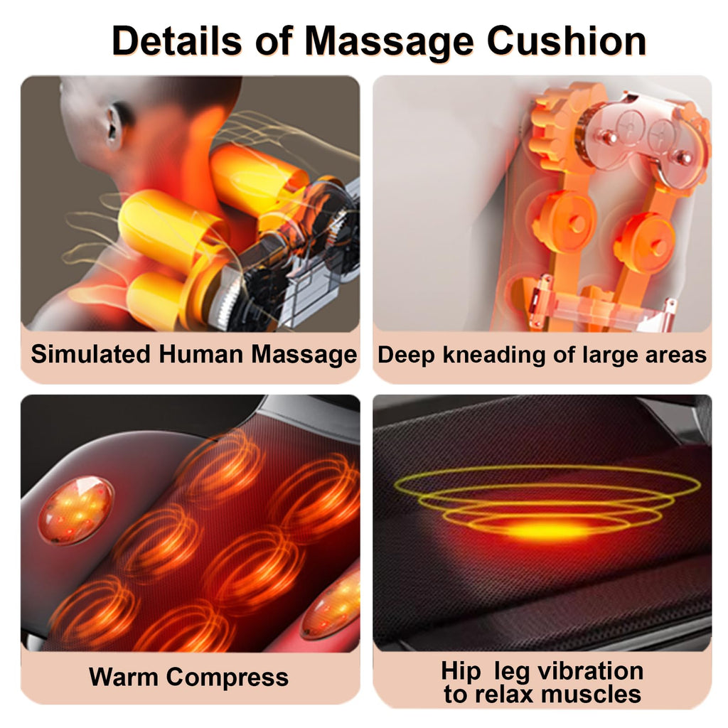 Shiatsu Back Massager with Heat C91076