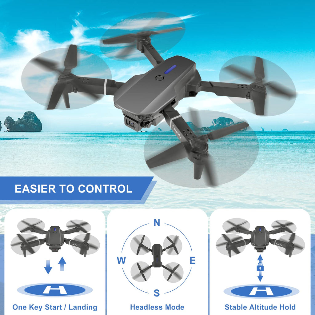 Foldable RC Quadcopter with 4K Dual Cameras Z177213