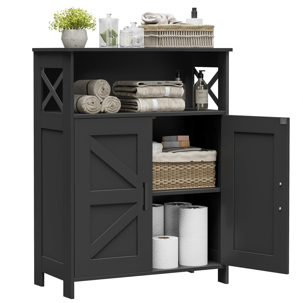 Bathroom Storage Cabinet with Doors L65622