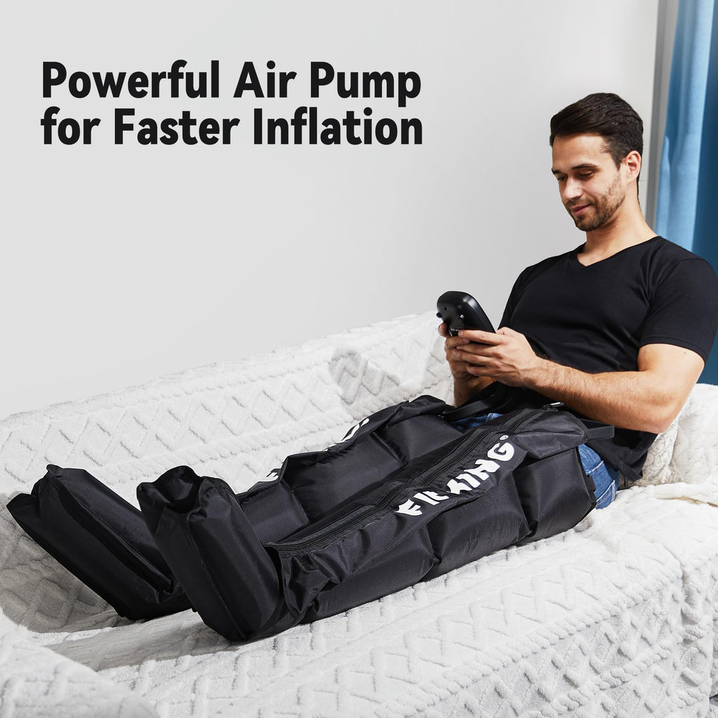 Air Compression Recovery System Full Leg Massager Boots S4922