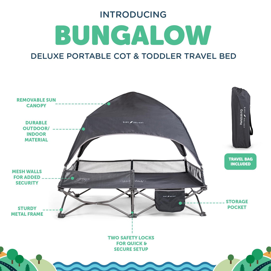 Portable Cot Grey E11819