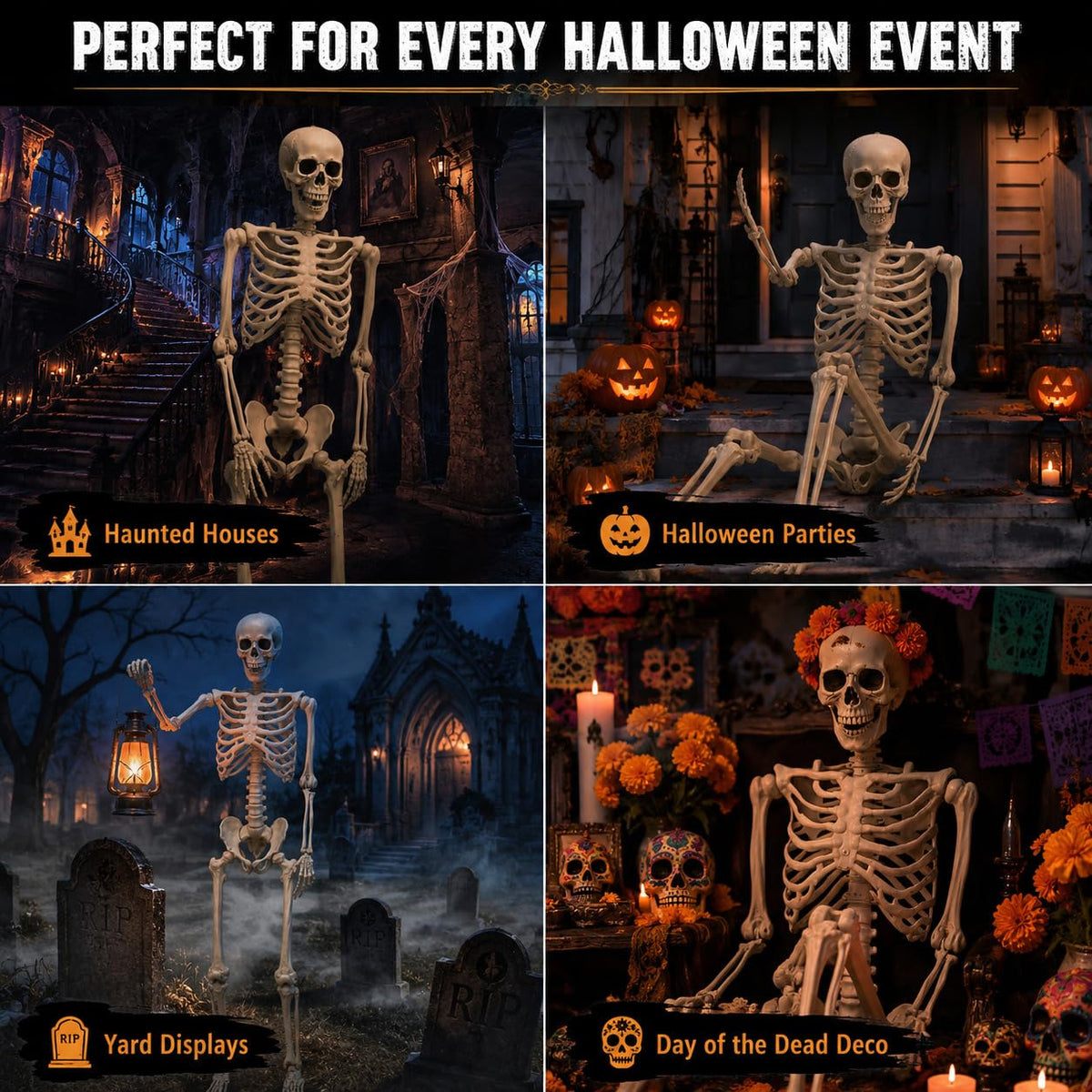 Life Size Poseable Skeleton R62449