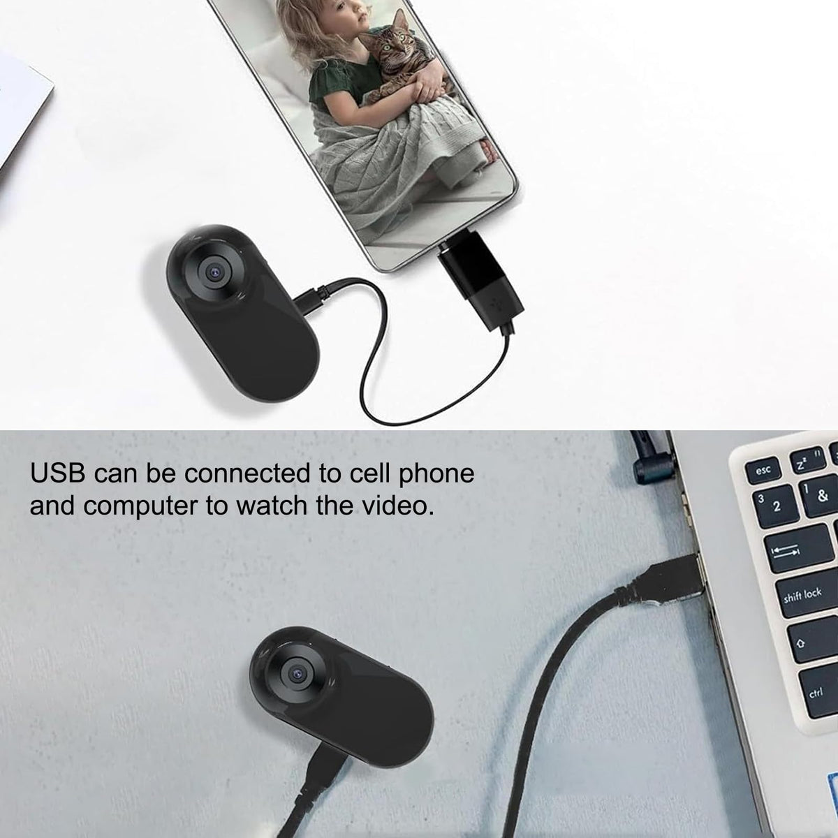 Cat Collar Camera with 0.96 Inch LCD Screen L98276