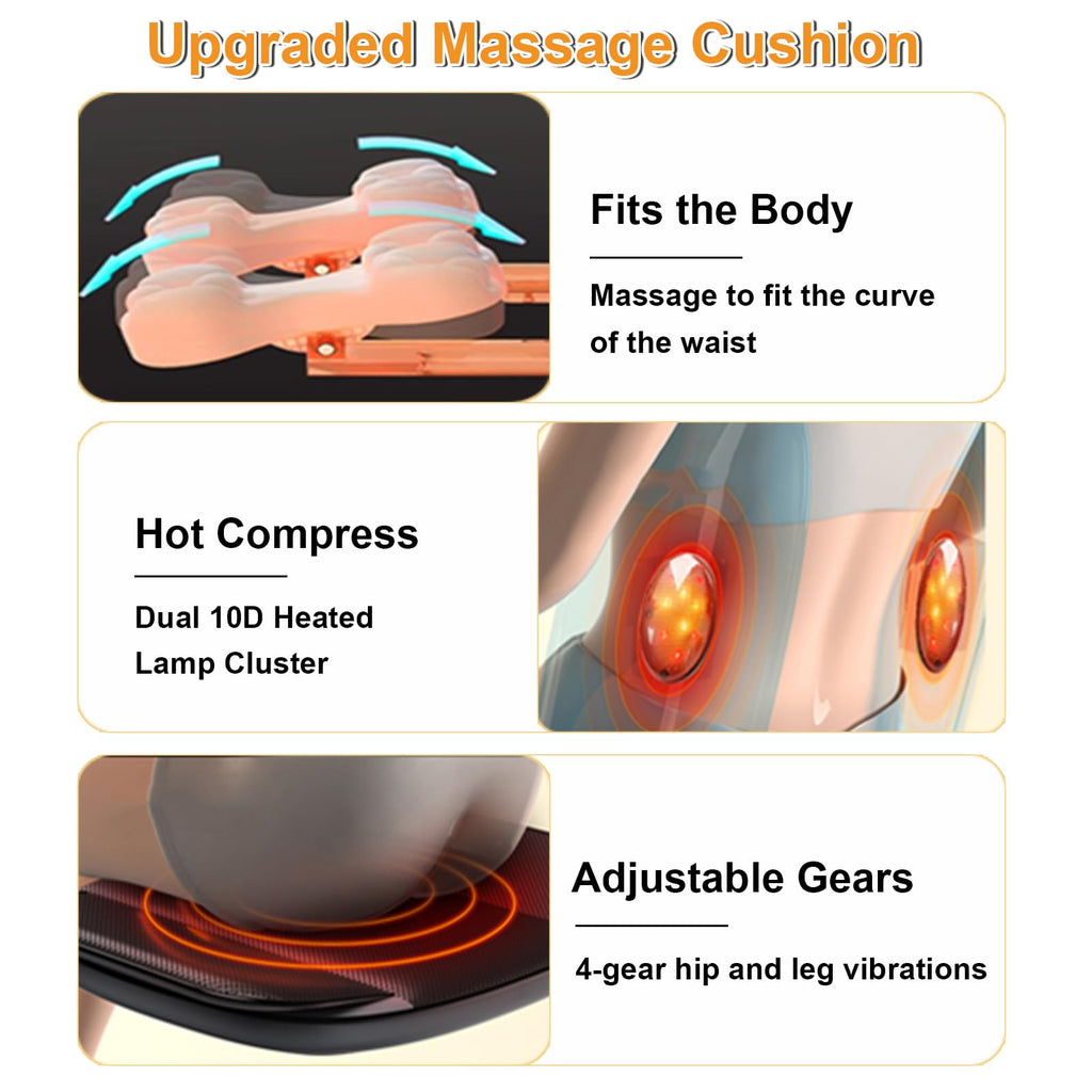 Shiatsu Back Massager with Heat C91076