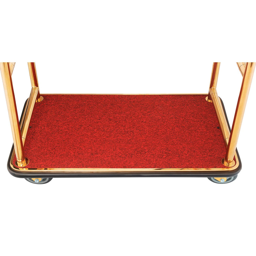 Gold Stainless Steel Bellman Cart F8545