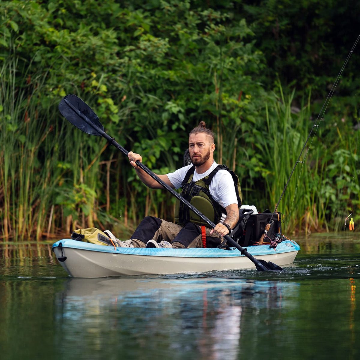 Adjustable Aluminum Fiberglass Kayak Paddle M881