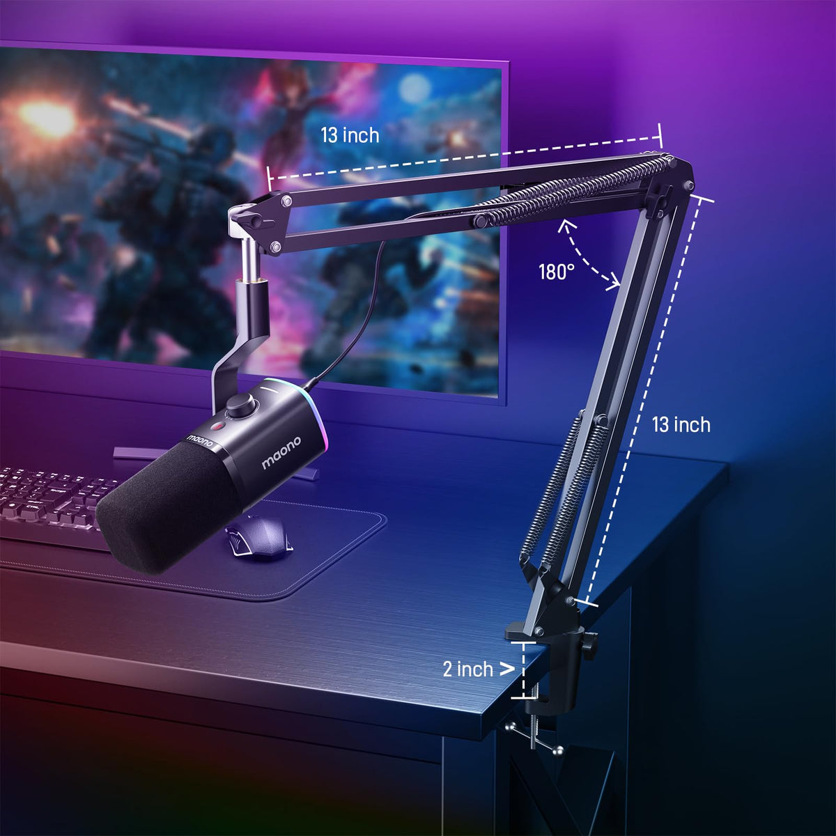 XLR USB Dynamic Gaming Microphone Z394