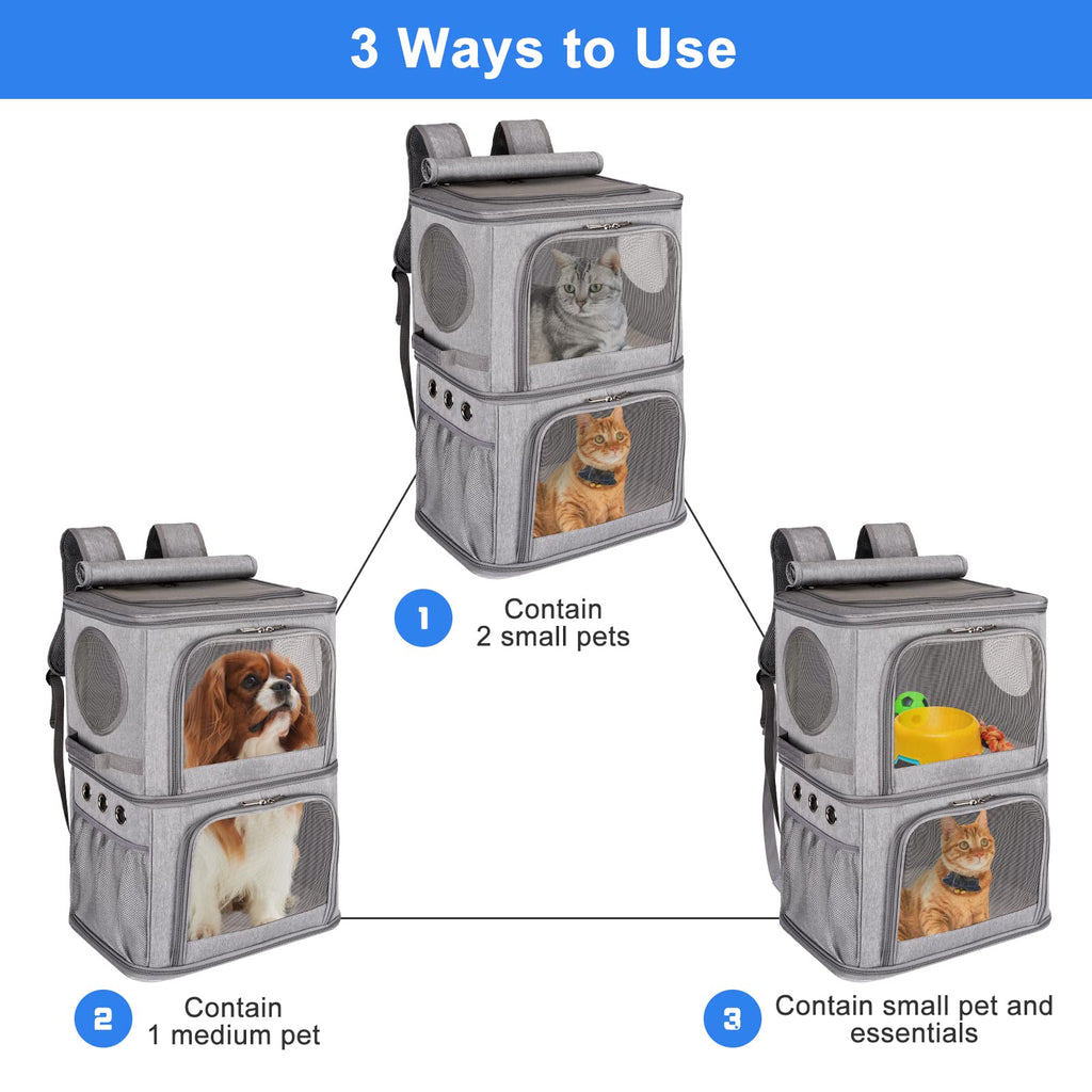 Extra Large Double Pet Carrier Backpack O6177
